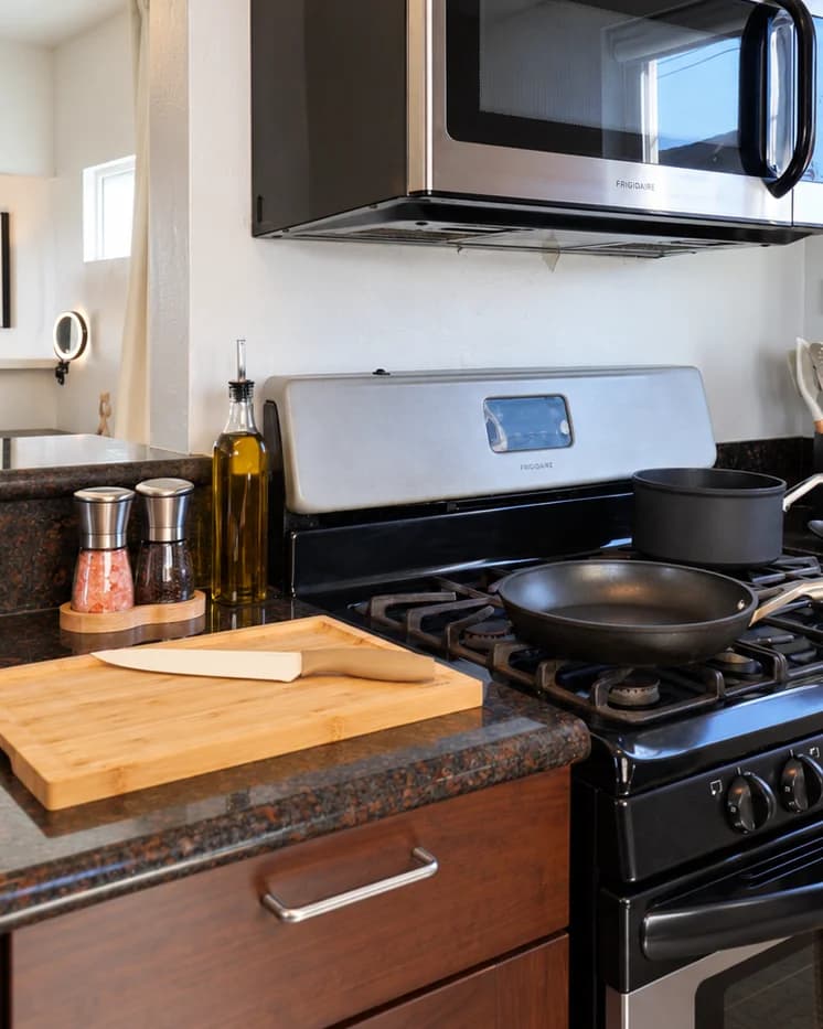 A kitchen made for cooking